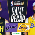 utah jazz vs lakers match player stats
