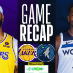 timberwolves vs lakers match player stats